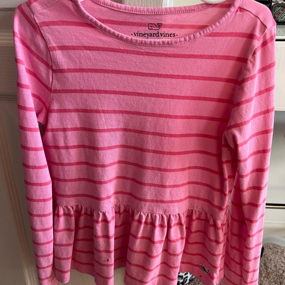 Girls vineyard vines peplum too size XS (5/6)